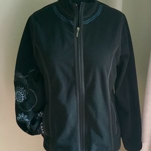 Eddie Bauer Black Fleece with Embroidery Detail XL